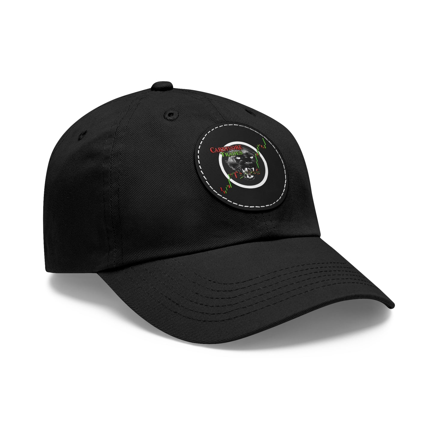 C.A.T. Logo Dad Hat with Leather Patch (Round)