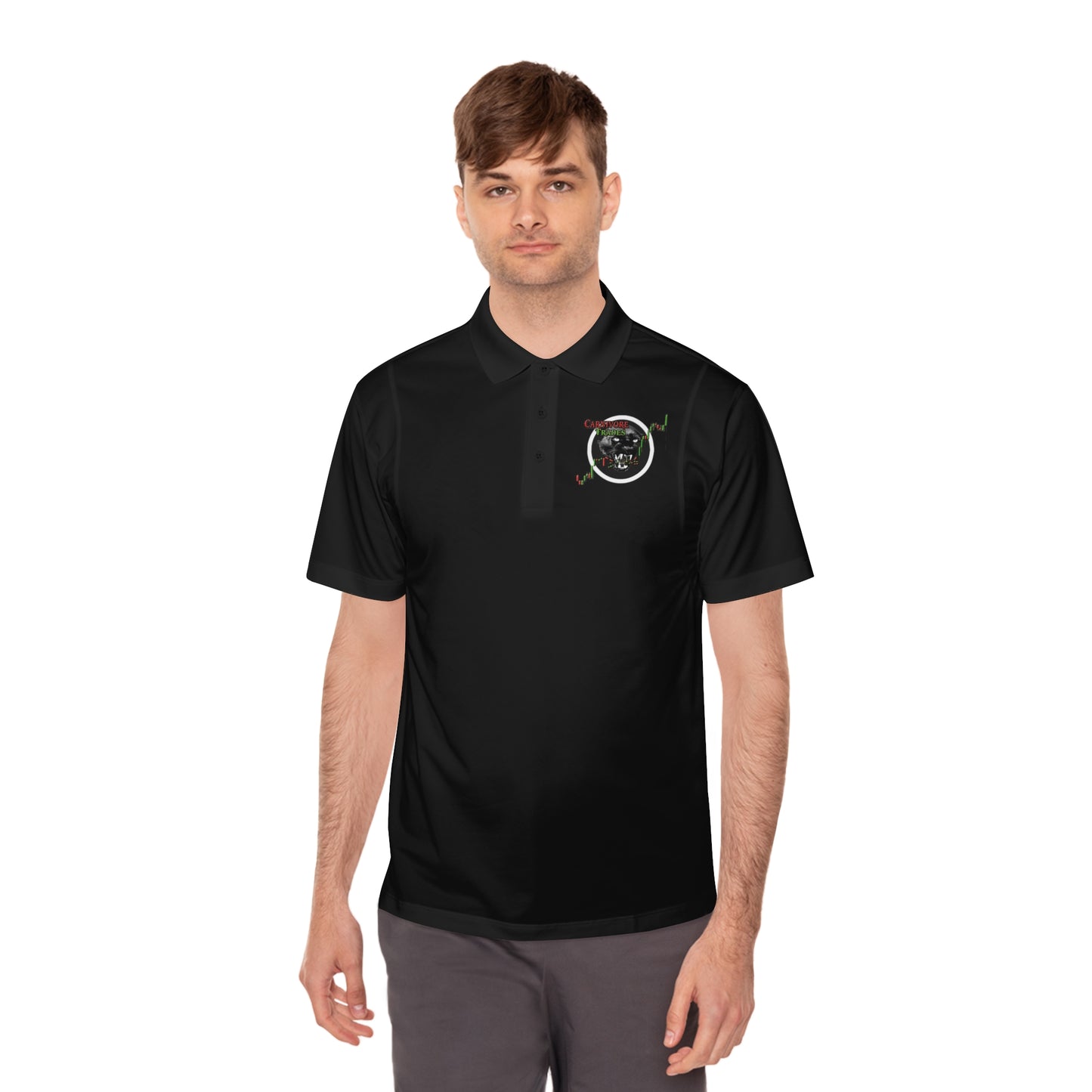 C.A.T. Logo Men's Sport Polo Shirt