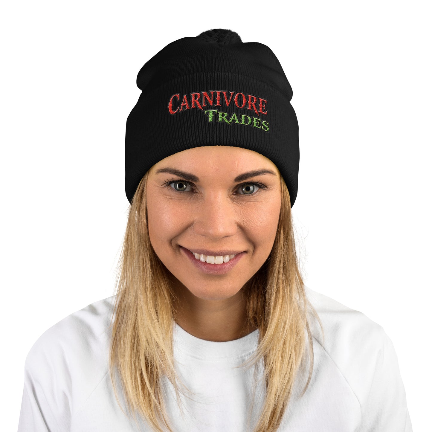 Carnivore Trades Pom-Pom Beanie